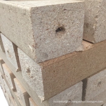Chinese chip particle board sawdust blocks for pallet